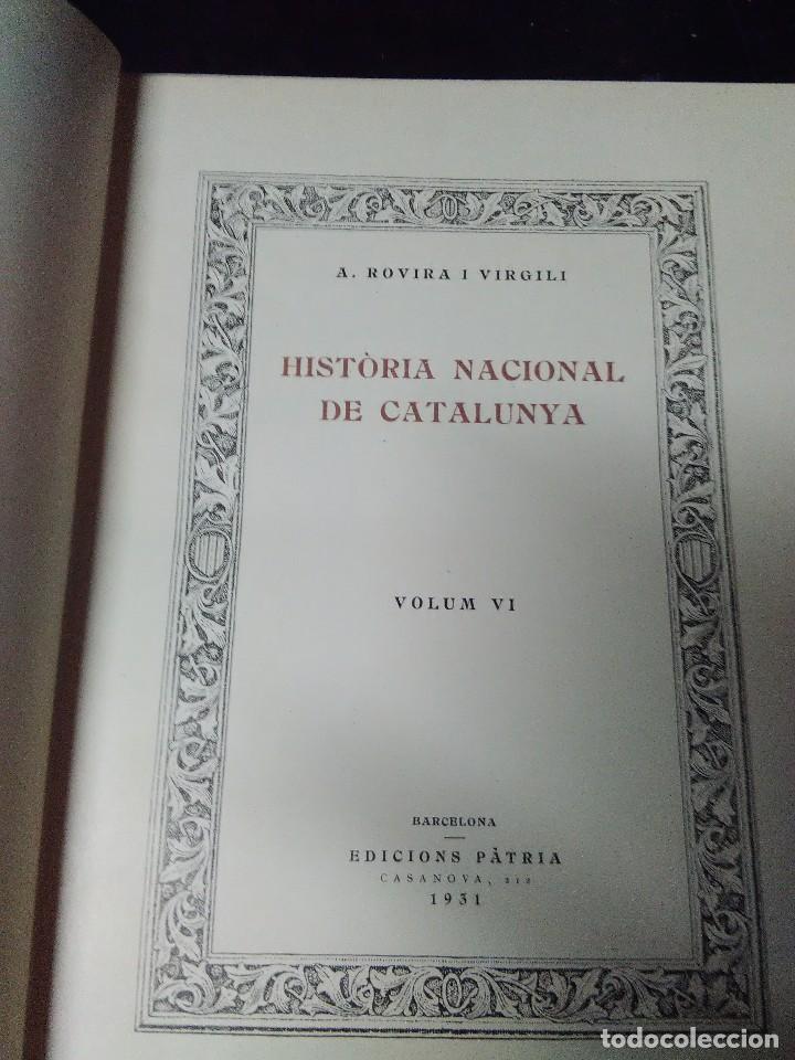 Libros antiguos: HISTORIA NACIONAL DE CATALUNYA. - Foto 7