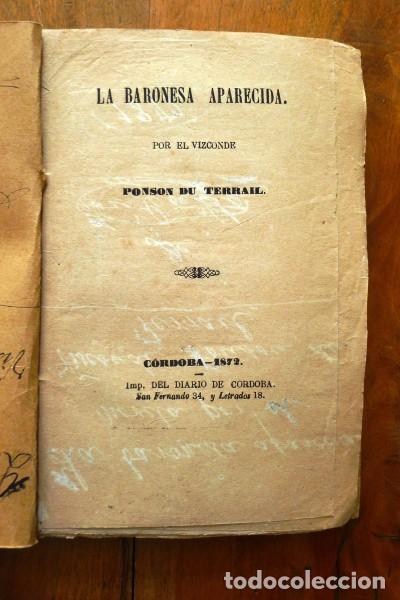 Libri antichi: TERRAIL, Vizconde Ponson du. La baronesa aparecida