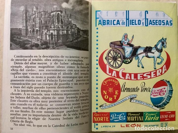 Libros antiguos: Gu&iacute;a de LEON 1960 Gr&aacute;ficas Melguizo - Foto 6