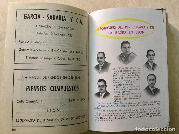 Libros antiguos: Gu&iacute;a de LEON 1960 Gr&aacute;ficas Melguizo - Foto 7