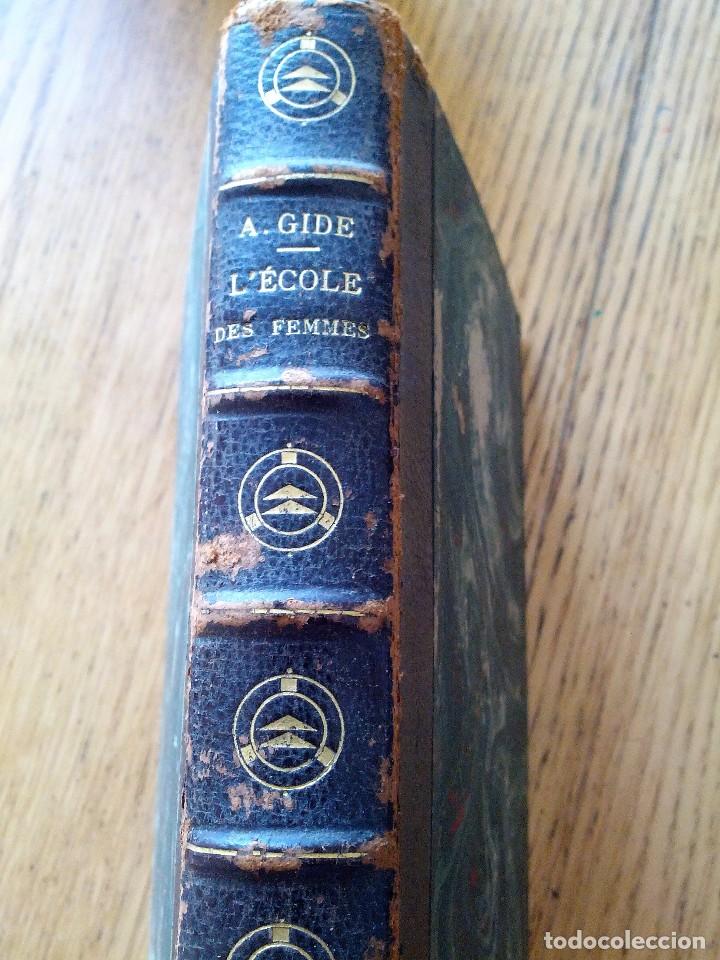 Libros antiguos: L&Eacute;COLE DES FEMMES ANDRE GIDE 1929 LIBRAIRIE GALLIMARD - Foto 1