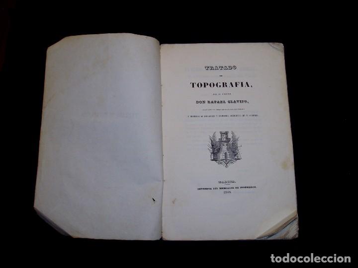 Libros antiguos: Libro Tratado de Topograf&iacute;a 1852 - Foto 1