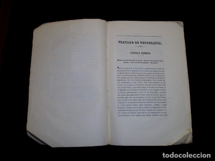 Libros antiguos: Libro Tratado de Topograf&iacute;a 1852 - Foto 3