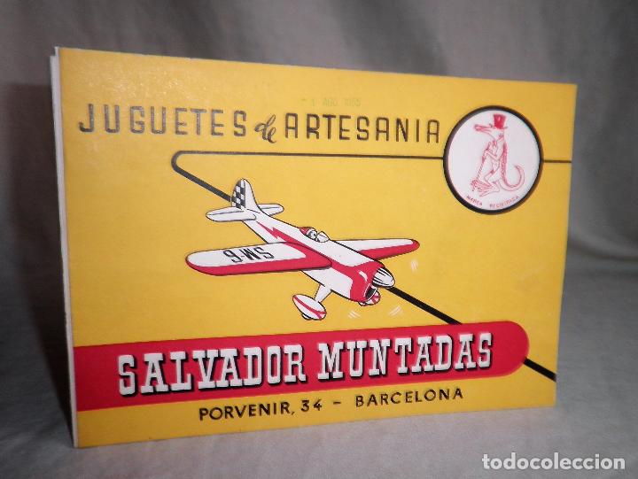 Antiquarische B&uuml;cher: ANTIGUO CATALOGO JUGETES DE ARTESANIA SALVADOR MUNTADAS.