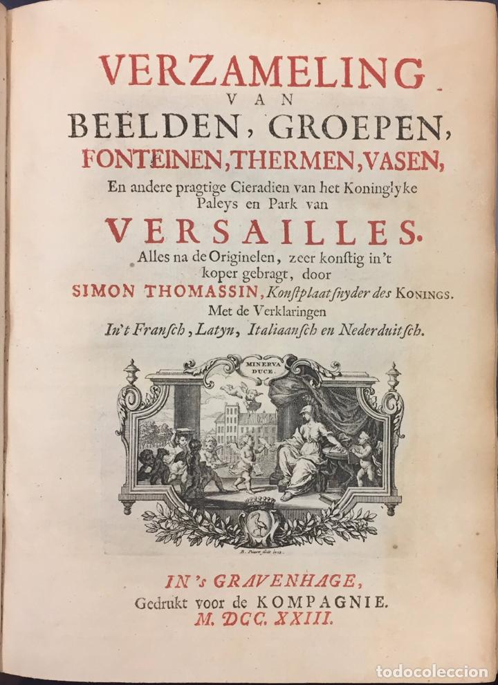 Libri antichi: Recueil des Statues, Groupes, Fontaines, Termes, Vases......Versailles.
