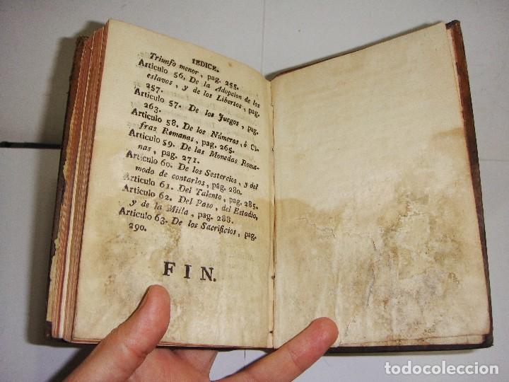 Libros antiguos: Compendio de las Antig&uuml;edades Romanas. Madrid - 1788. - Foto 7