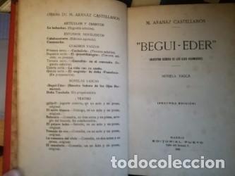 Libros antiguos: Libro antiguo de 1919 ARANAZ BEGUI -EDER - Foto 2