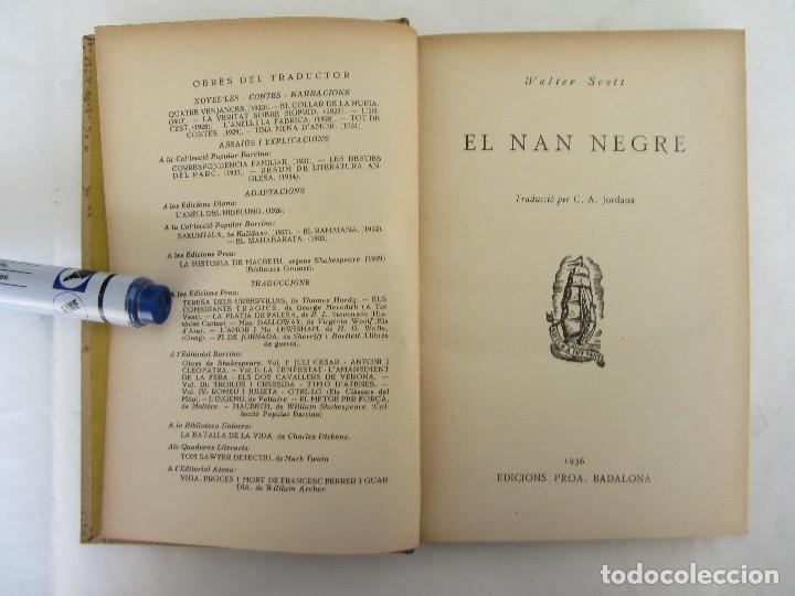 Libros antiguos: EL NAN NEGRE. WALTER SCOTT. ED. PROA. 1936 - Foto 1