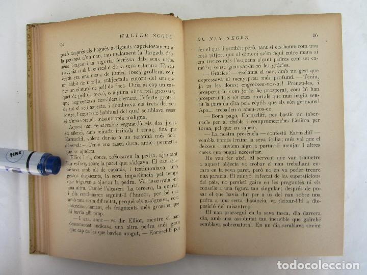 Libros antiguos: EL NAN NEGRE. WALTER SCOTT. ED. PROA. 1936 - Foto 2