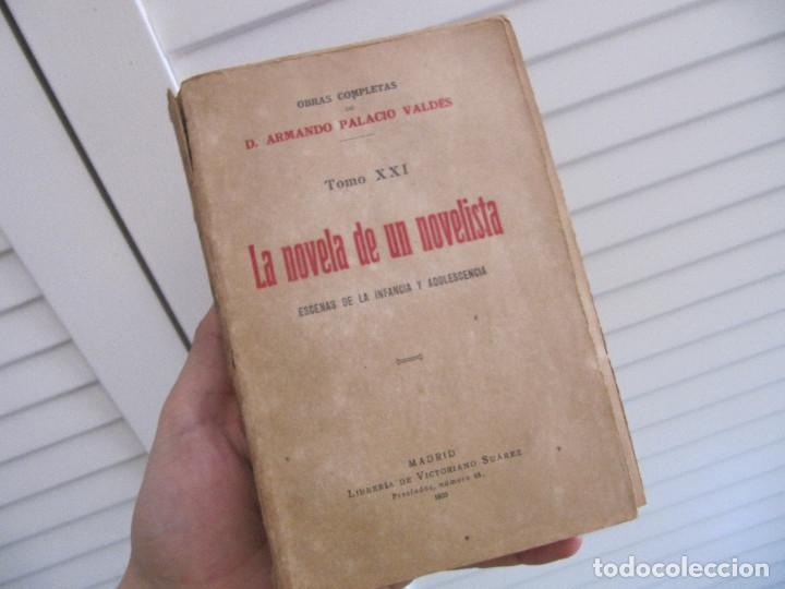 Libros antiguos: LA NOVELA DE UN NOVELISTA TOMO 21 LIBRERIA DE VICTORIANO SU&Aacute;REZ A&Ntilde;O 1923