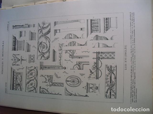 Libros antiguos: PERFILES Y MOLDURAS  E. BAJOT 52 L&Aacute;MINAS DE 42X31 CMS - Foto 6