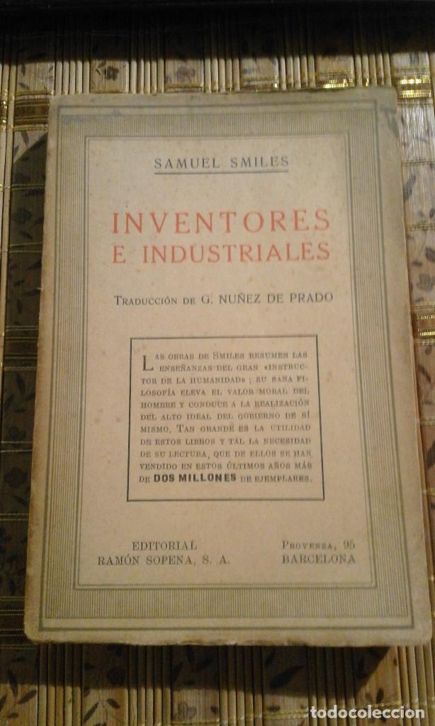 Libros antiguos: Inventores e industriales - Samuel Smiles - 1935 - Foto 1