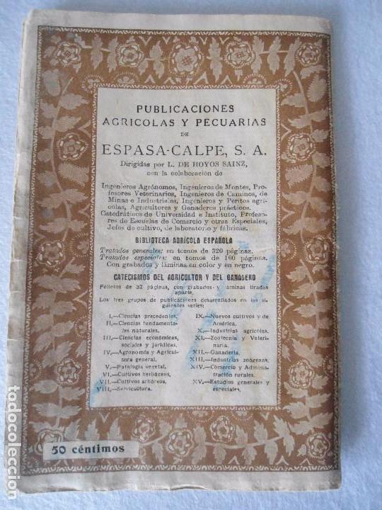 Libros antiguos: LOTE TRES ANTIGUOS CATECISMOS DEL AGRICULTOR Y GANADERO AÑO 1932 DE EDITORIAL CALPE - Foto 22 - 80877095