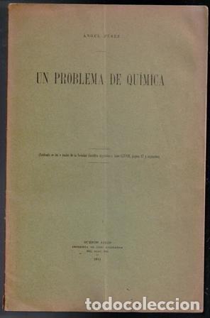 Antiquarische B&uuml;cher: El problema de qu&iacute;mica, Angel P&eacute;rez
