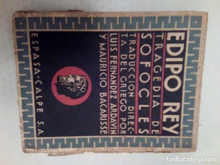 Libros antiguos: edipo rey sofocles espasa calpe - Foto 1