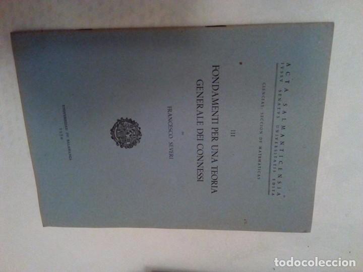 Libros antiguos: acta salmanticensia - Foto 1