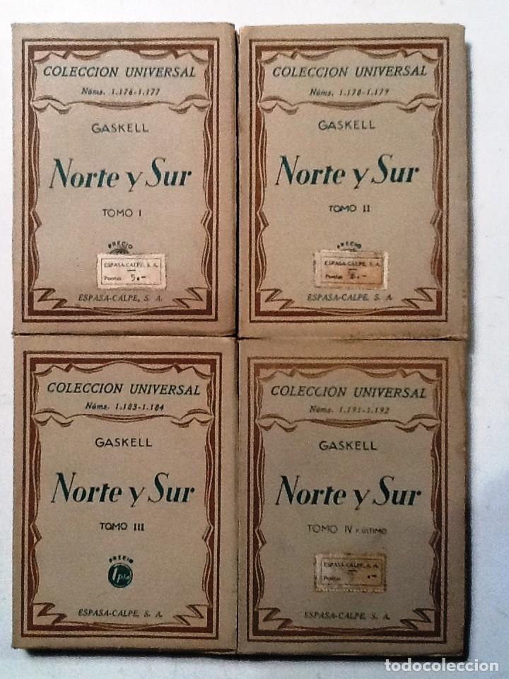 Libros antiguos: NORTE Y SUR GASKELL 4 TOMOS (COMPLETA)  COLECCION UNIVERSAL N&ordm; - Foto 1