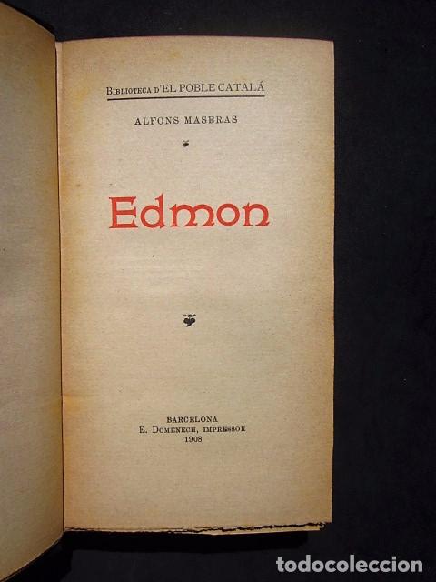 Libros antiguos: Alfons Maseras: Edmon, E. Dom&egrave;nech, 1908 - Foto 2