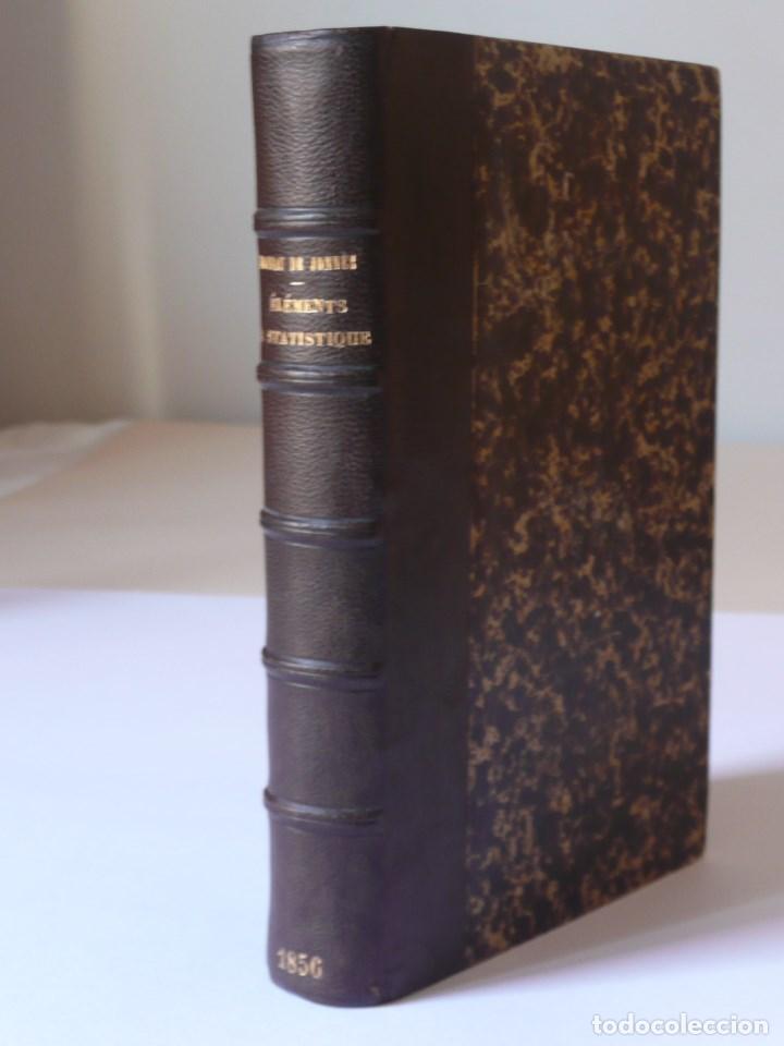 Libros antiguos: ELEMENTS DE STATISTIQUE, MOREAU 1856 - Foto 1
