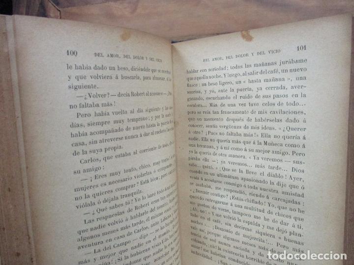 Libros antiguos: DEL AMOR DEL DOLOR Y DEL VICIO. E. G&Oacute;MEZ CARRILLO. 1901. - Foto 5