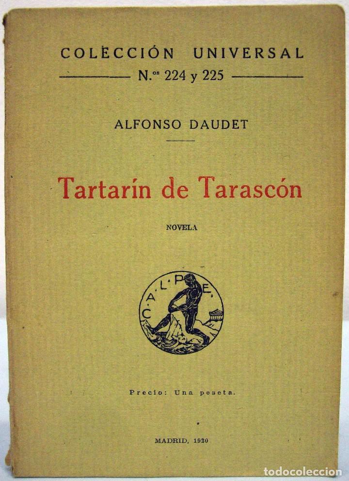 Libros antiguos: ALFONSO DAUDET - TARTAR&Iacute;N DE TARASC&Oacute;N. CALPE, 1920. - Foto 1