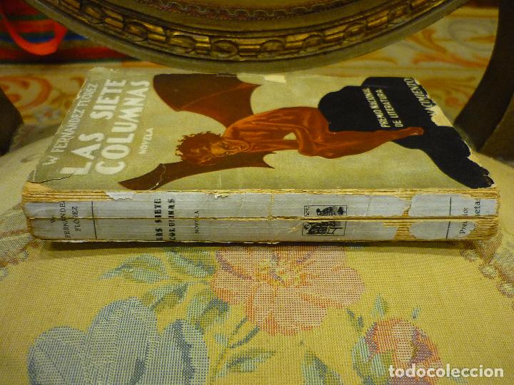 Libros antiguos: LAS SIETE COLUMNAS, DE WENCESLAO FERN&Aacute;NDEZ L&Oacute;PEZ. - Foto 9