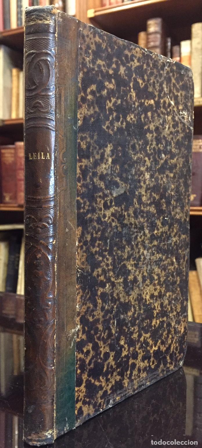 Libros antiguos: Edward Bulwer-Lytton . Leila &oacute; El Sitio de Granada - Foto 1