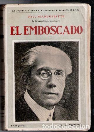 Libros antiguos: El emboscado, Paul Margueritte - Foto 1