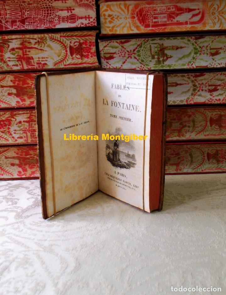 Libros antiguos: FABLES . Tome Premier .   Autor :  La Fontaine - Foto 4