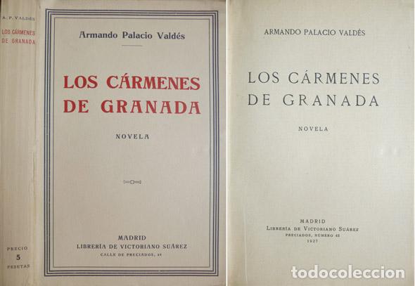 Libros antiguos: PALACIO VALD&Eacute;S, Armando.  Los c&aacute;rmenes de Granada.  1927. - Foto 1
