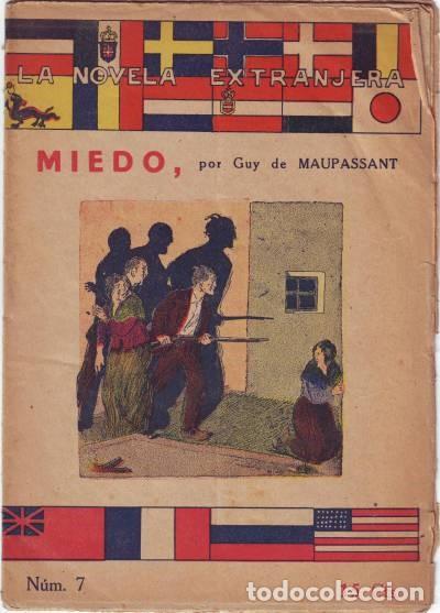 Libros antiguos: MAUPASSANT, GUY DE: MIEDO. LA MANO. APARICION - Foto 1
