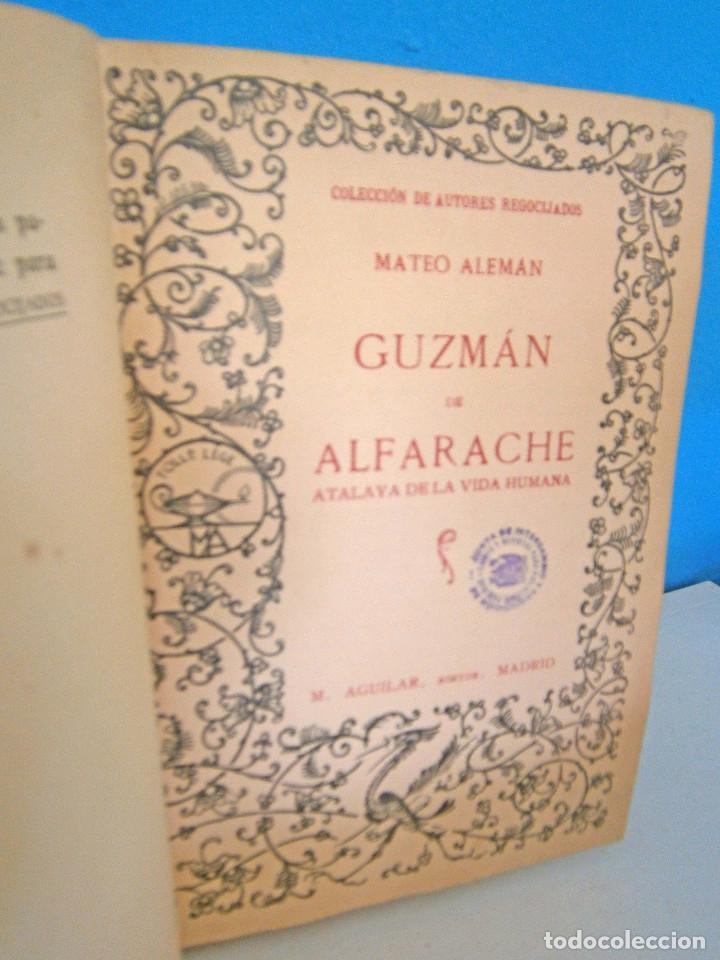 Libros antiguos: Guzm&aacute;n de Alfarache - Mateo Alem&aacute;n - 1929 - Foto 1