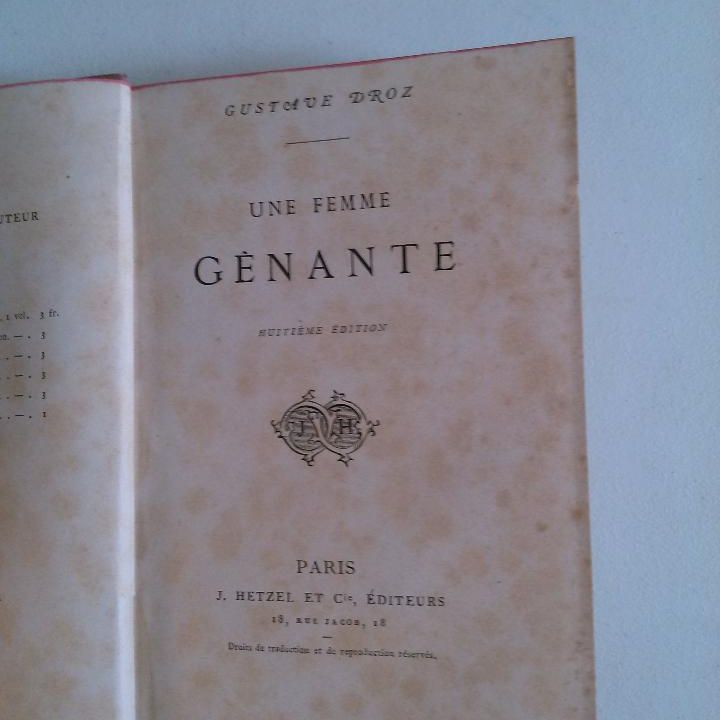 Une Femme Genante Gustave Droz Buy Other Old Books Of Narrative At Todocoleccion Une Femme Genante Gustave Droz Buy Other Old Books Of Narrative At Todocoleccion