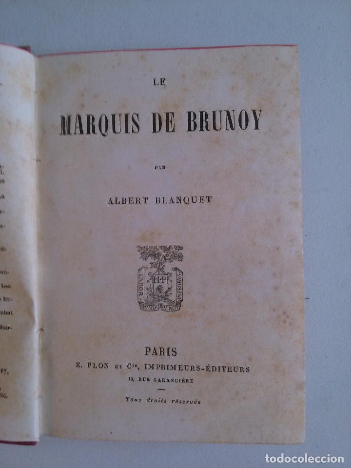 Antiquarische B&uuml;cher: Le marquis de Brunoy. Albert Blanquet