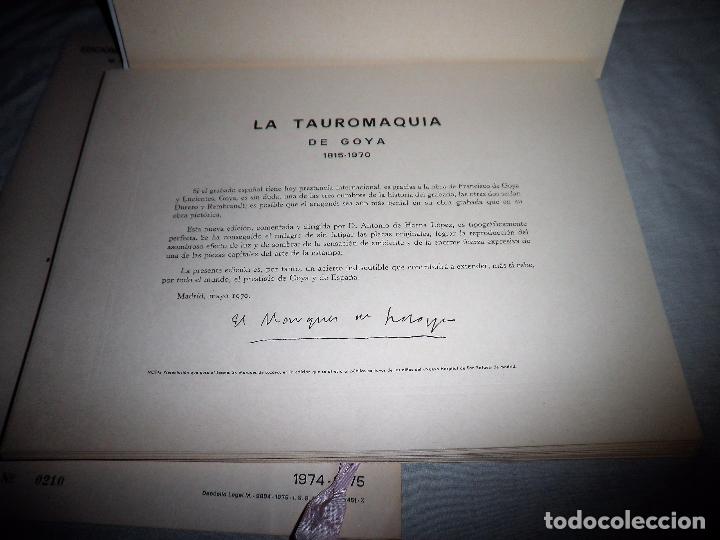 Libros antiguos: GRABADOS DE GOYA - BELLA EDICION NUMERADA. - Foto 5