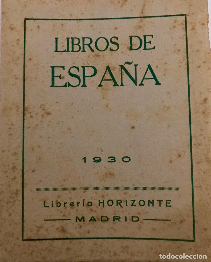 Libros antiguos: Cat&aacute;lgo de Libros de Espa&ntilde;a de 1930 - Foto 1