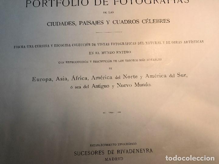 Libri antichi: VE15 - PORTAFOLIO N&ordm; 1 DE FOTOGRAFIAS DE TODOS LOS PAISES DEL MUNDO ILUSTRADA DE 1896