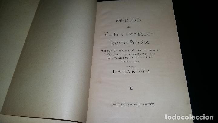 Libros antiguos: Corte y confeccion teorico-practico / H.Nas Su&aacute;rez P&eacute;rez - Foto 3