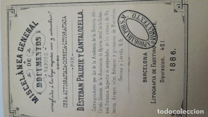 Libros antiguos: Curioso libro Miscelanea general de documentos a&ntilde;o 1864 - Foto 4