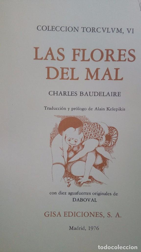 Libros antiguos: Las flores del mal - Charles Baudelaire - Foto 2
