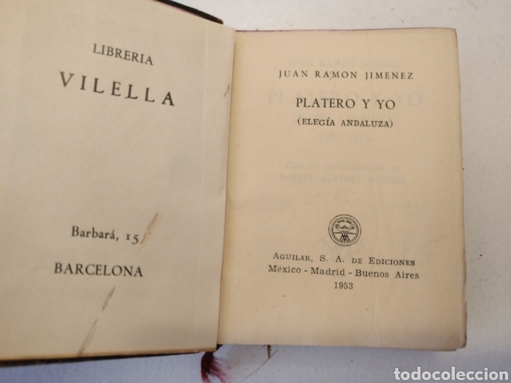 Libros antiguos: Librillo PLATERO Y YO - Foto 4
