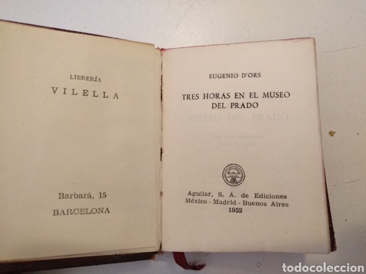 Libros antiguos: Librillo TRES HORAS EN EL MUSEO DEL PRADO - Foto 3