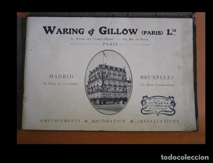 Antiquarische B&uuml;cher: Waring & Guillow. Salons de Boudoirs. Cat&aacute;logo de muebles