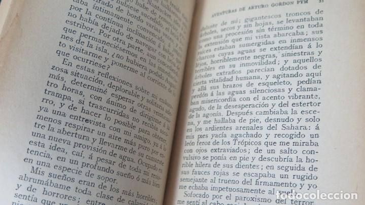 Libros antiguos: AVENTURAS DE ARTURO GORDON PYM. E. A. POE - Foto 4