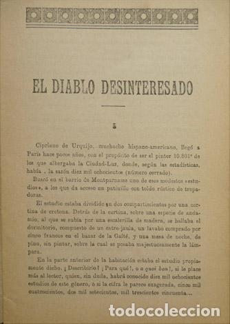 Libros antiguos: NERVO, Amado.  El diablo desinteresado.  1916. - Foto 2