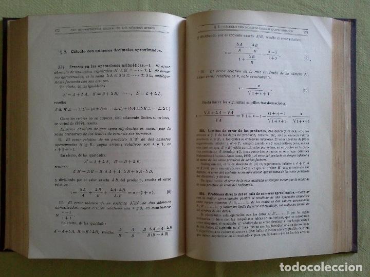 Libros antiguos: Elementos de An&aacute;lisis Algebraico - Foto 7