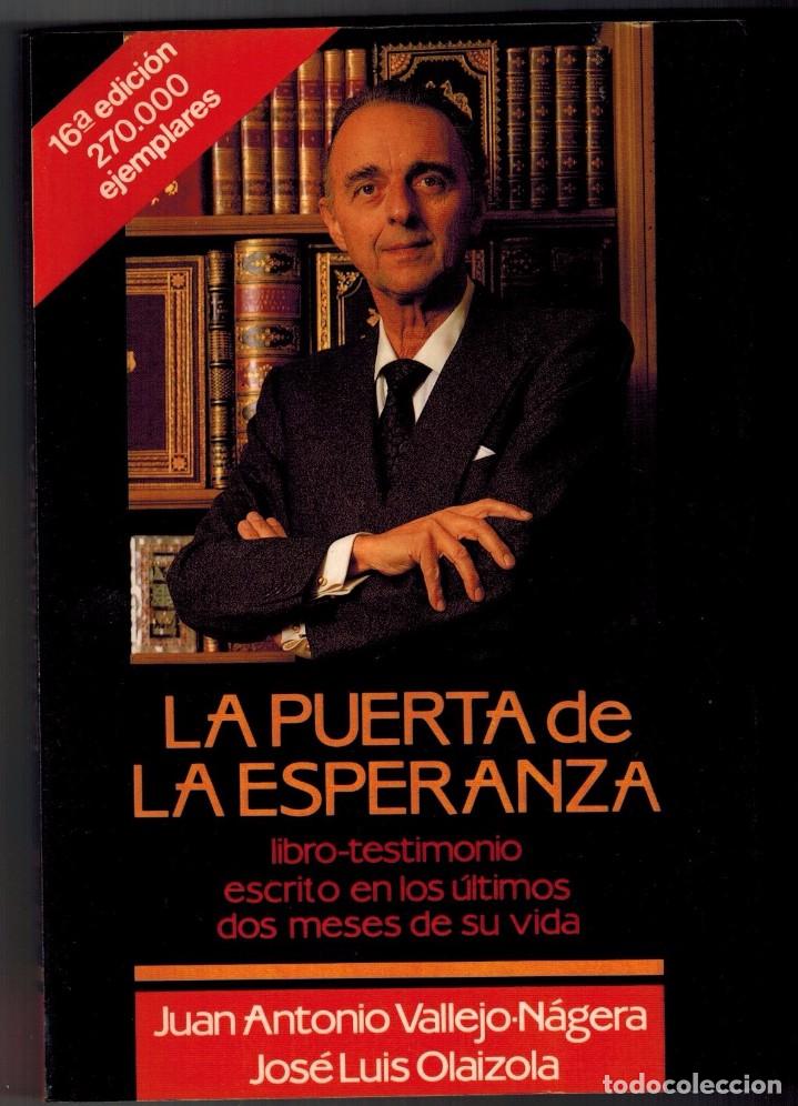 Libros antiguos: LA PUERTA DE LA ESPERANZA. VALLEJO N&Aacute;GERA - Foto 1
