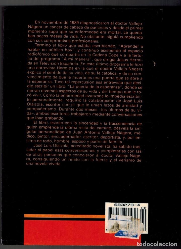 Libros antiguos: LA PUERTA DE LA ESPERANZA. VALLEJO N&Aacute;GERA - Foto 2