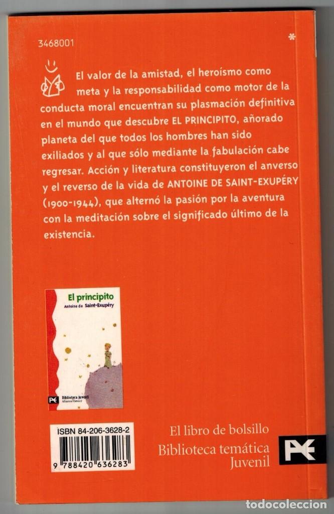 Libros antiguos: EL PRINCIPITO. ANTOINE DE SAINT EXUPERY - Foto 2
