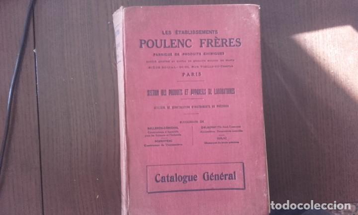 Libros antiguos: catalogo comercial en frances de poulenc freres. 1920 - Foto 1